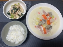 令和8年1月牡蠣のチャウダー