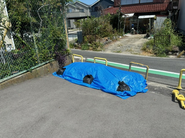土のう配布