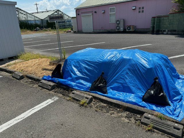 土のう配布