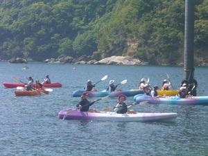 アウトドア大作戦in若狭湾の様子