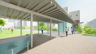 みなくるパーク　庇