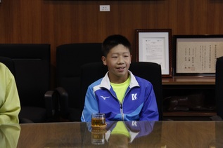 市長表敬訪問の様子