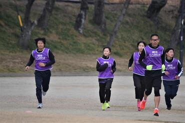 ランニングクリニックの様子