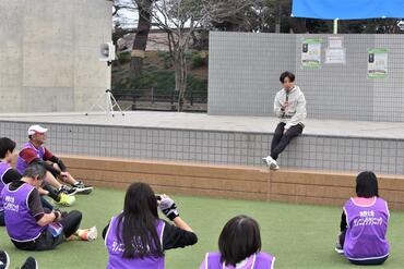 ランニングクリニックの様子