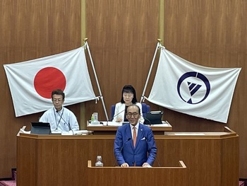 議会対応写真