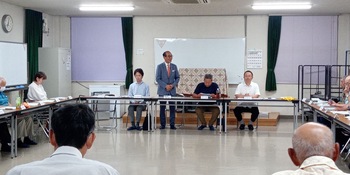 蛭間小学校区自主防災会総会