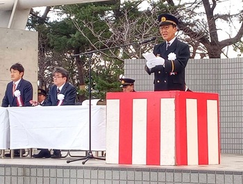 津島市消防出初式